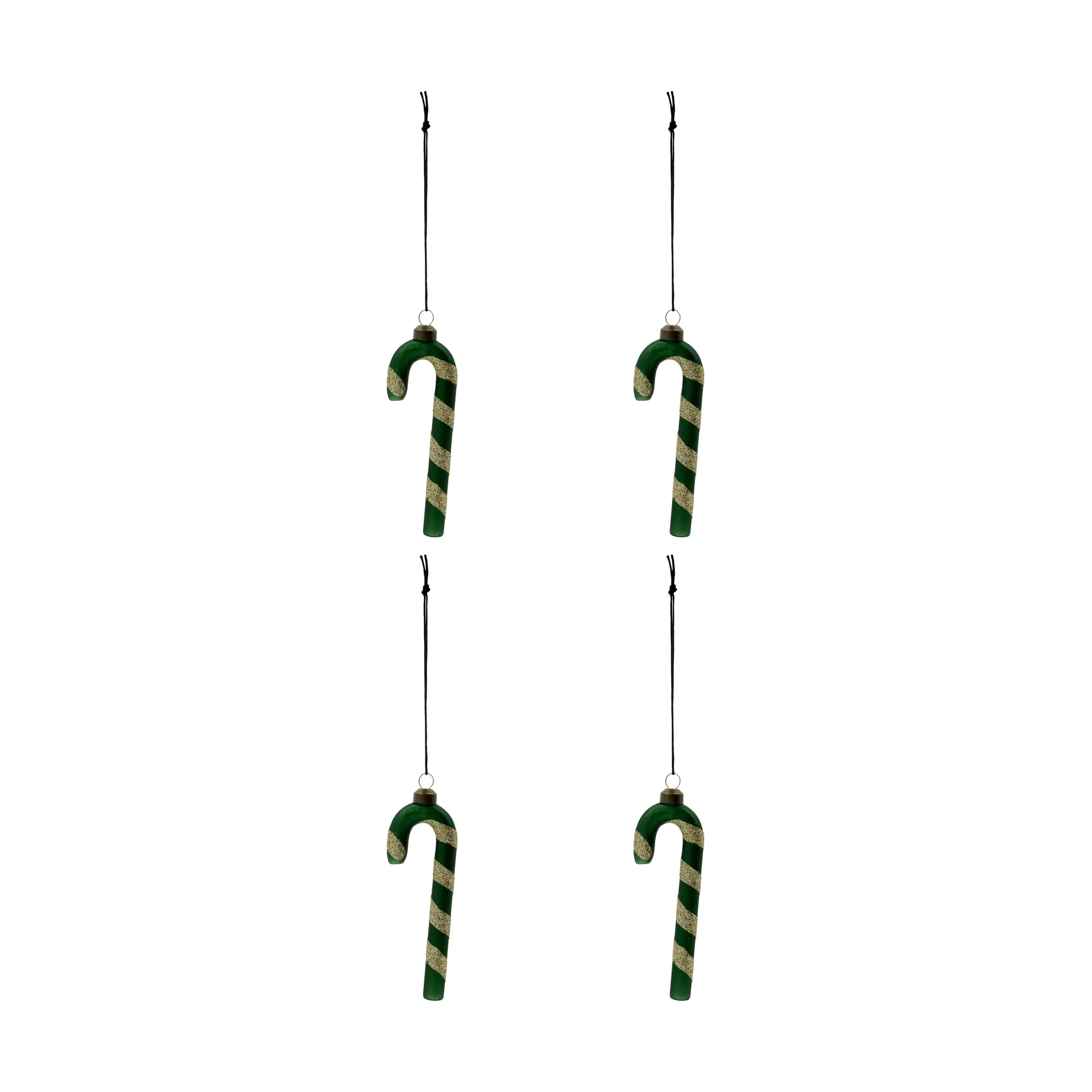 Zawieszka świąteczna Stick 4‑pak, Zielona House Doctor
