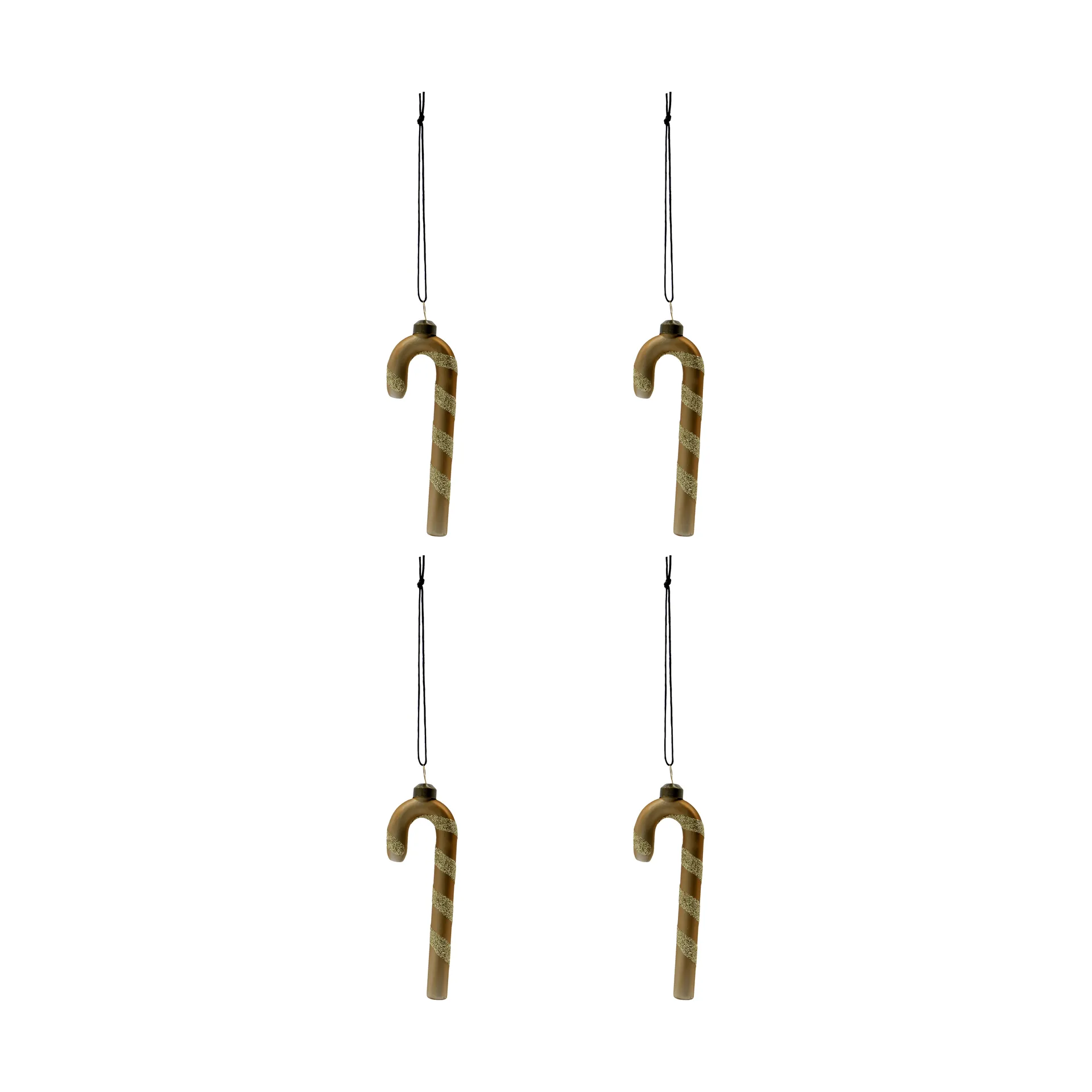 Zawieszka świąteczna Stick 4‑pak, Złota House Doctor
