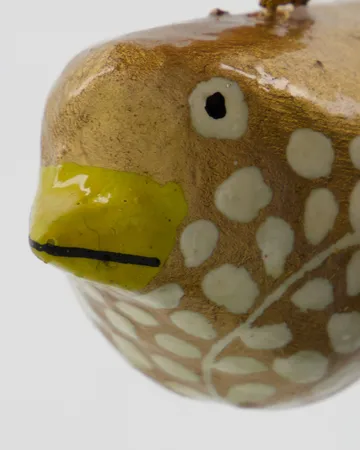 Zawieszka wielkanocna Bird 3 szt. - Żółty - House Doctor