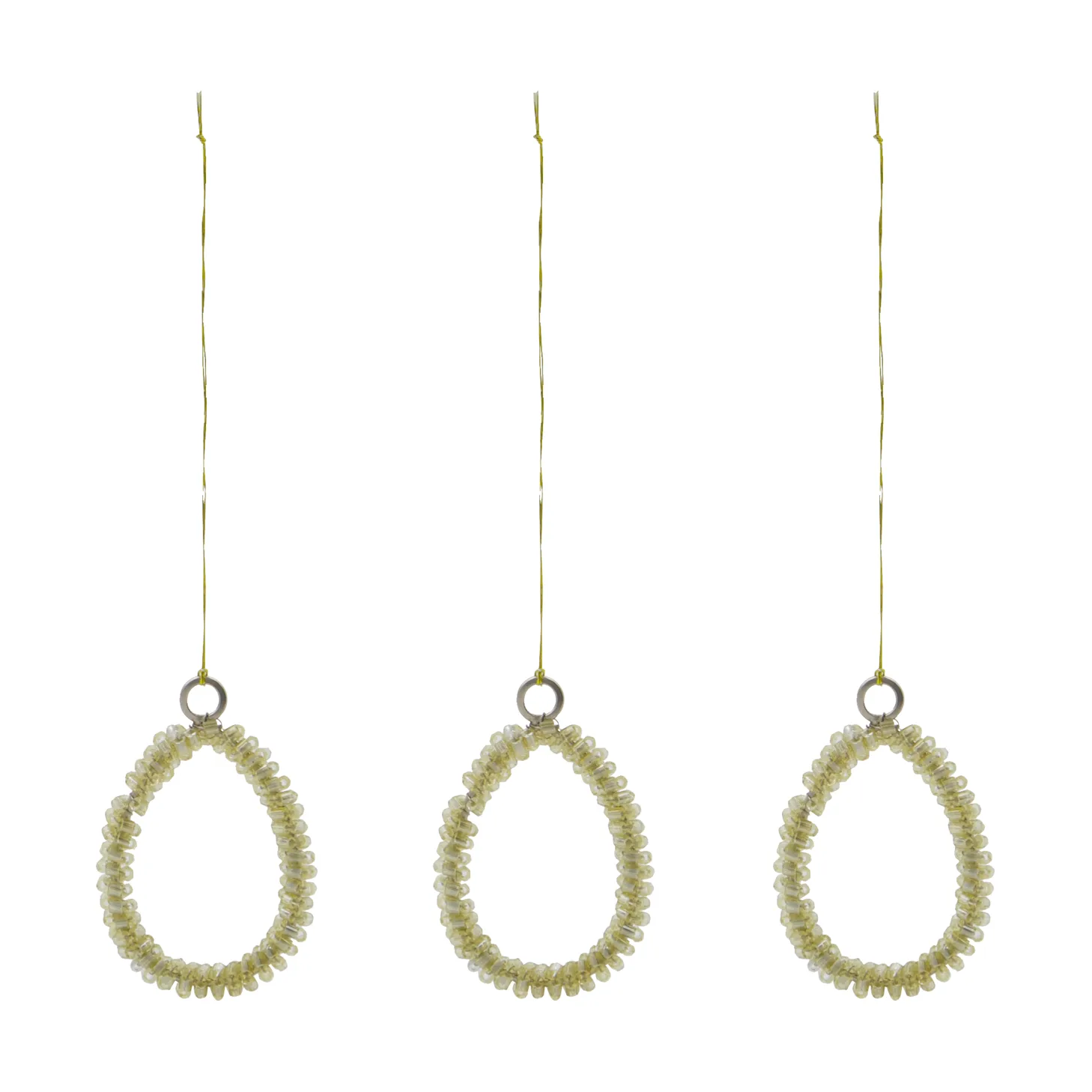 Zawieszka wielkanocna koraliki Beads 3 szt., Champagne House Doctor