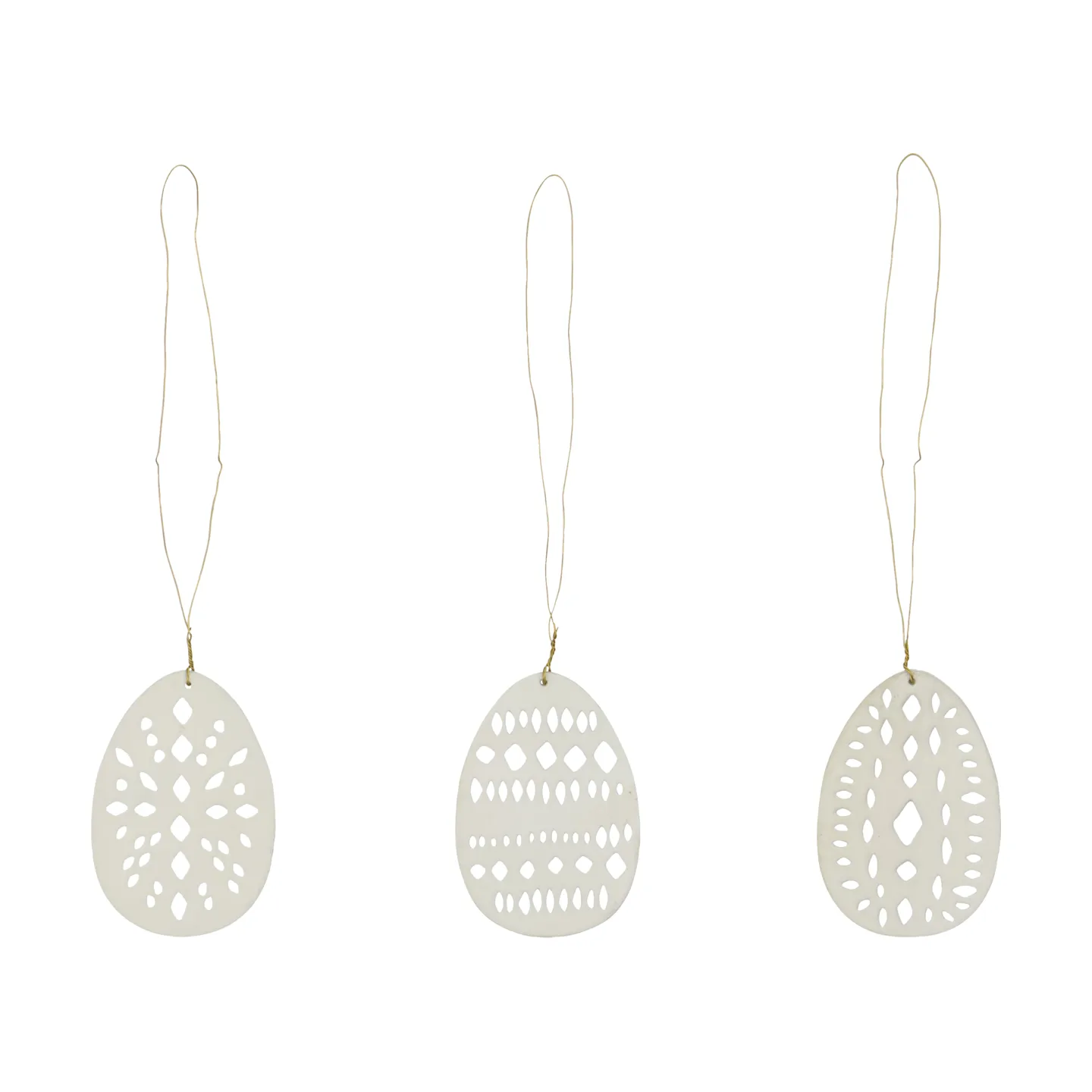 Zawieszka wielkanocna Nori 3 części, Beżowy House Doctor