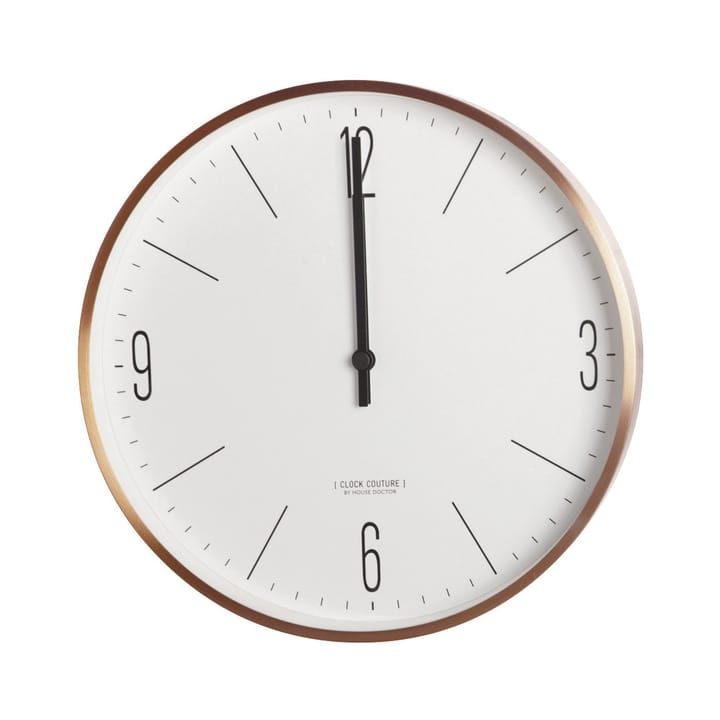 Zegar ścienny Clock Couture , złoty - biały House Doctor