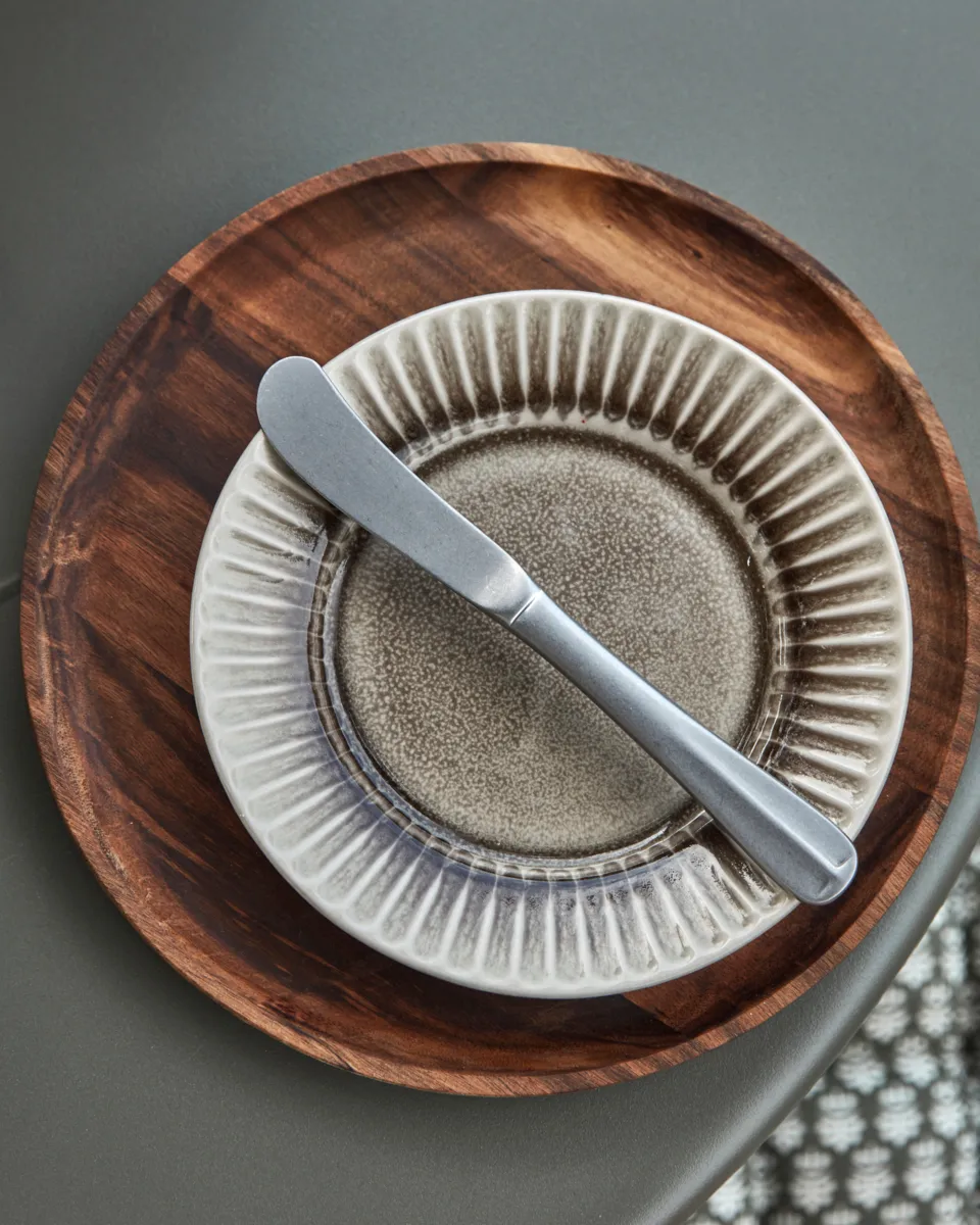 Zestaw 4 noży do masła Mora, Srebrne wykończenie House Doctor