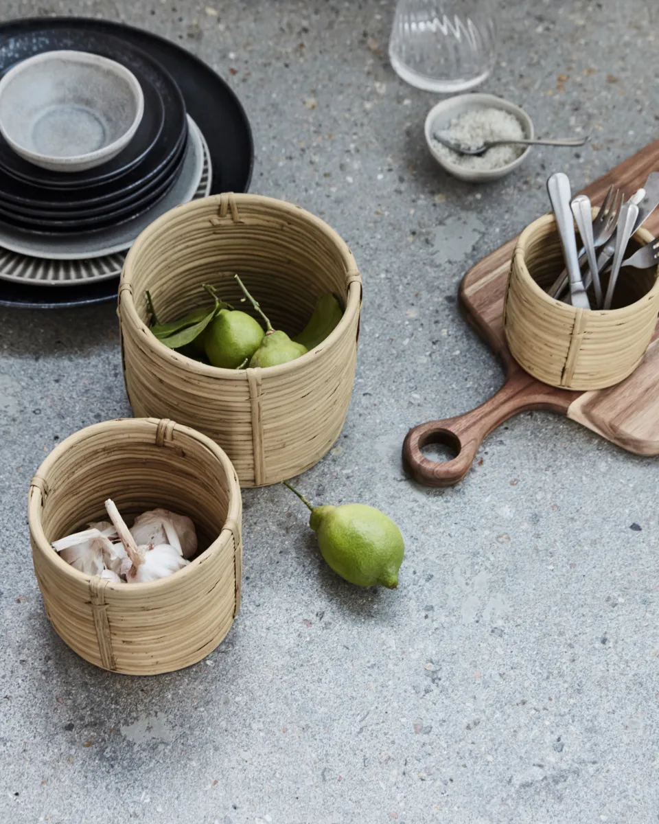 Zestaw koszyk Linder 3 szt., Natur House Doctor