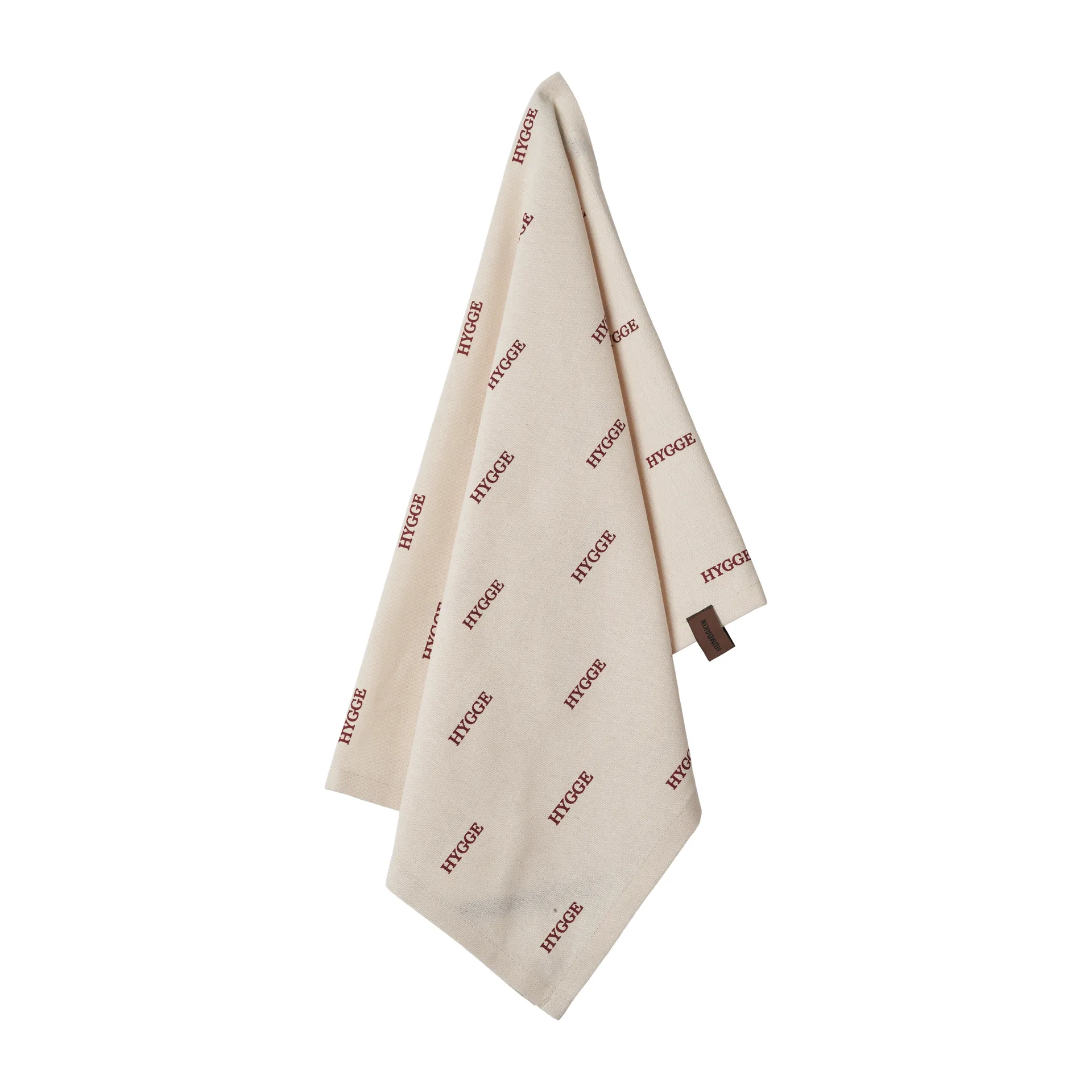 Humdakin Hygge ręcznik kuchenny, Off white/Red Humdakin