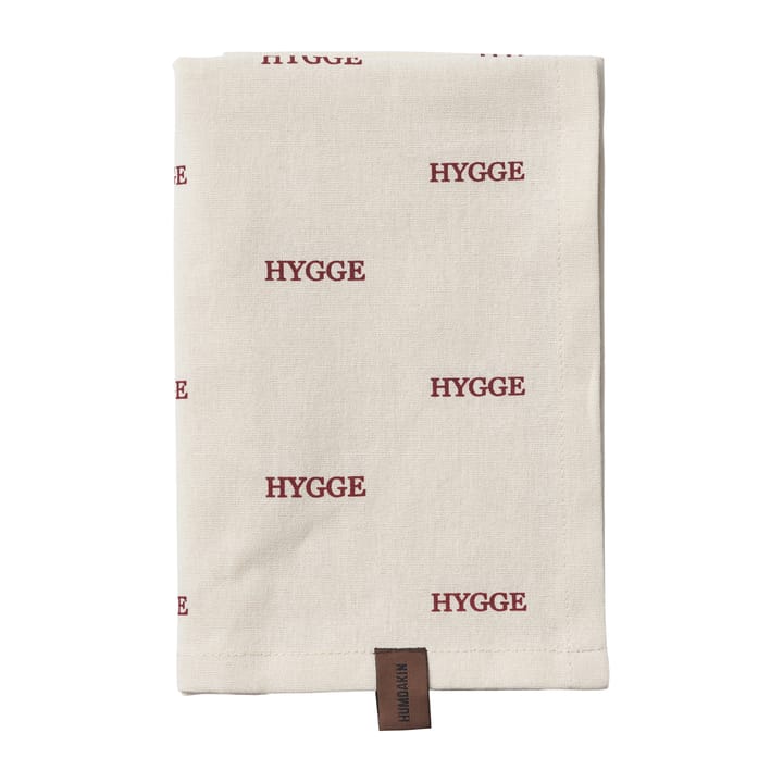 Humdakin Hygge ręcznik kuchenny - Off white/Red - Humdakin