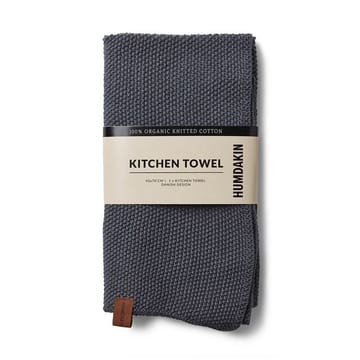 Humdakin Knitted ręcznik kuchenny 45x70 cm - Dark ash - Humdakin