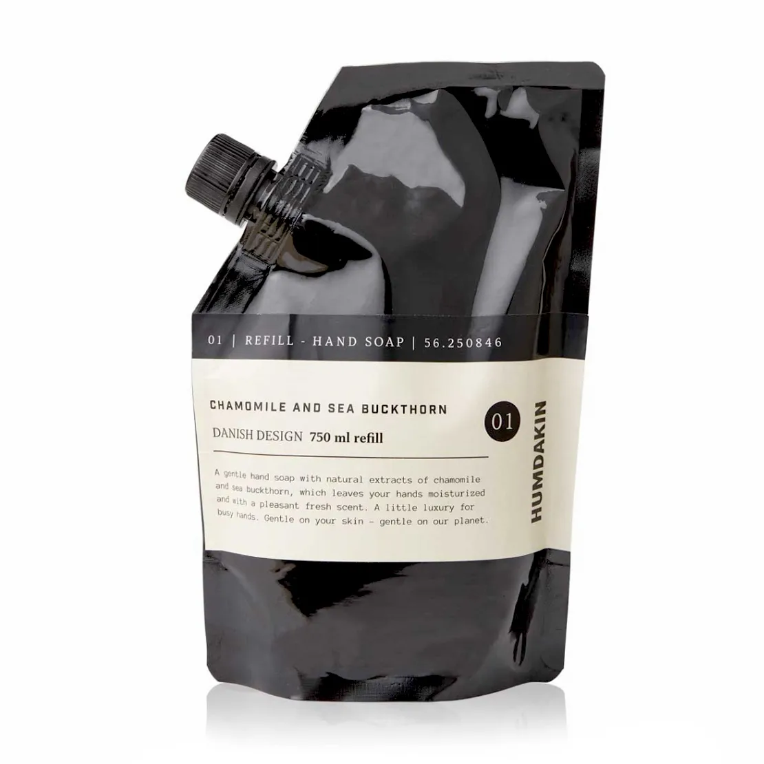 Humdakin mydło do rąk wkład 750 ml, Chamomille & sea buckthorn Humdakin