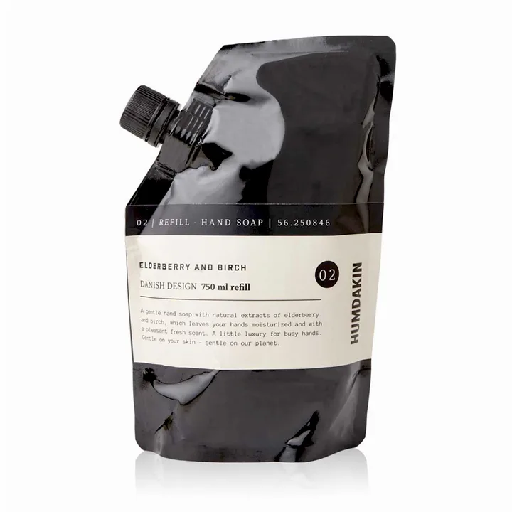 Humdakin mydło do rąk wkład 750 ml - Elderberry & birch - Humdakin