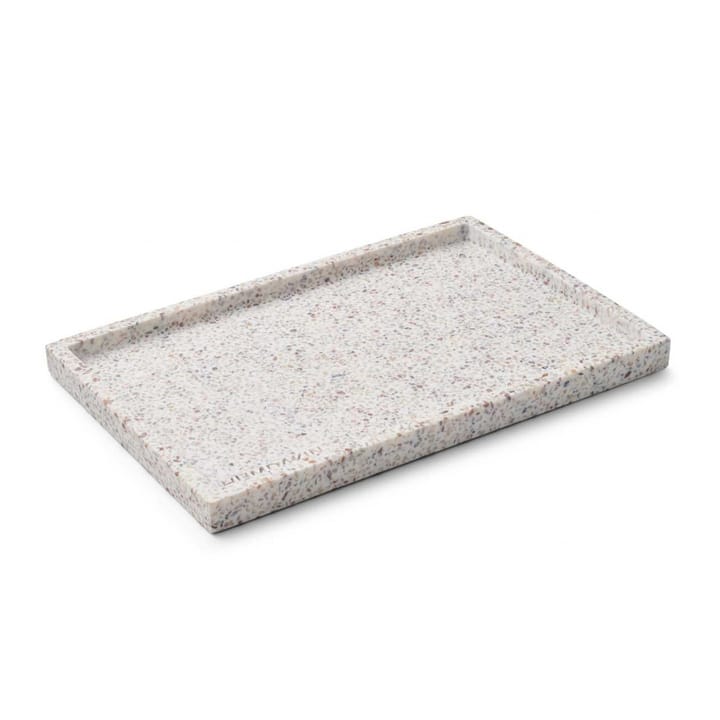 Humdakin Terrazzo taca 30x20 cm - Biało-brązowy - Humdakin