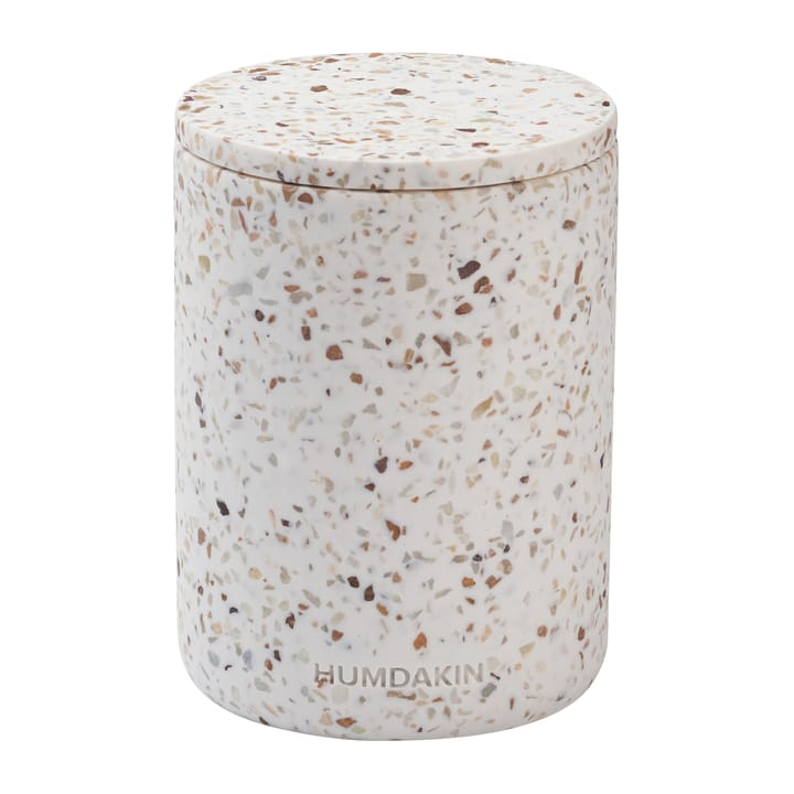 Humdakin Terrazzo wazon z pokrywą Ø10 cm, Red/Beige Humdakin