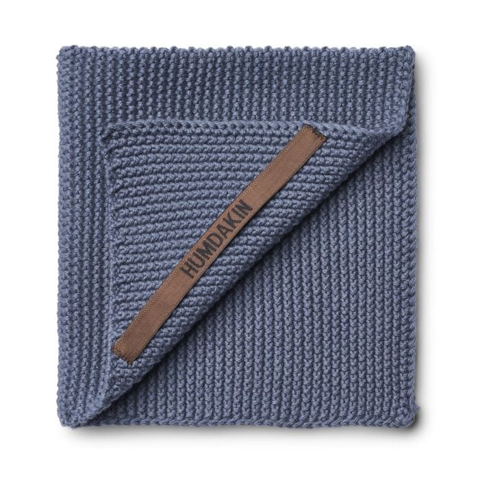 Ścierka do naczyń Humdakin Knitted 28x28 cm - Blue stone - Humdakin