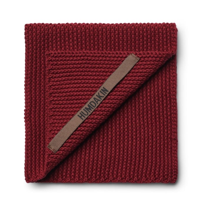 Ścierka do naczyń Humdakin Knitted 28x28 cm - Maroon - Humdakin