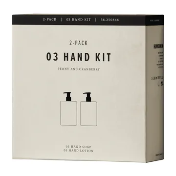 Zestaw do pielęgnacji rąk Humdakin 300 ml, 2-pak - Peony & cranberry - Humdakin