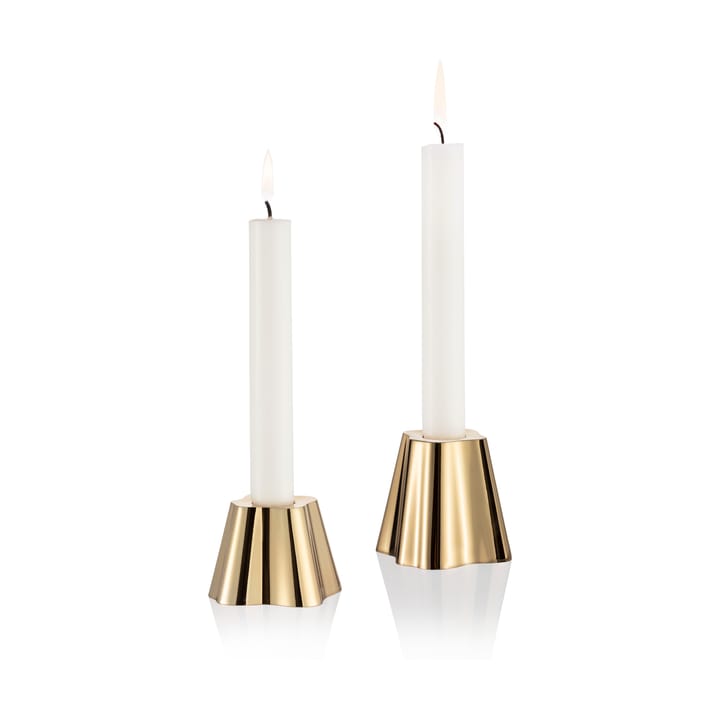 Aalto świecznik 50 + 65 mm 2 szt. , mosiądz Iittala