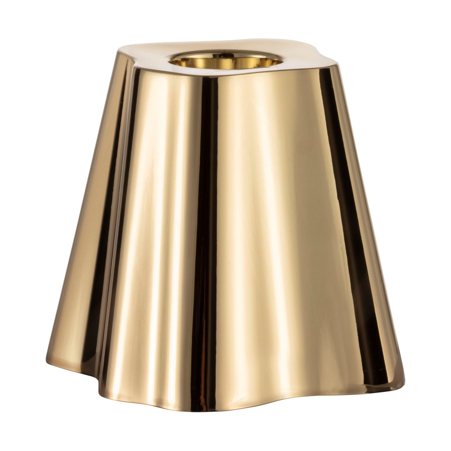 Iittala Aalto świecznik 65 mm mosiądz | Skandynawski Design | Świeczniki | Złoty kolor