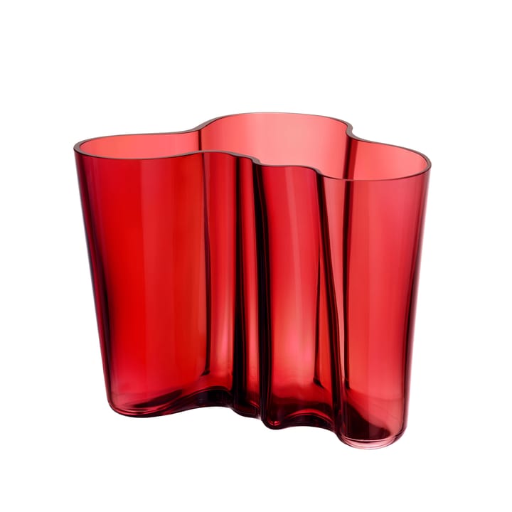 Aalto wazon, cranberry (czerwień) - 160 mm - Iittala