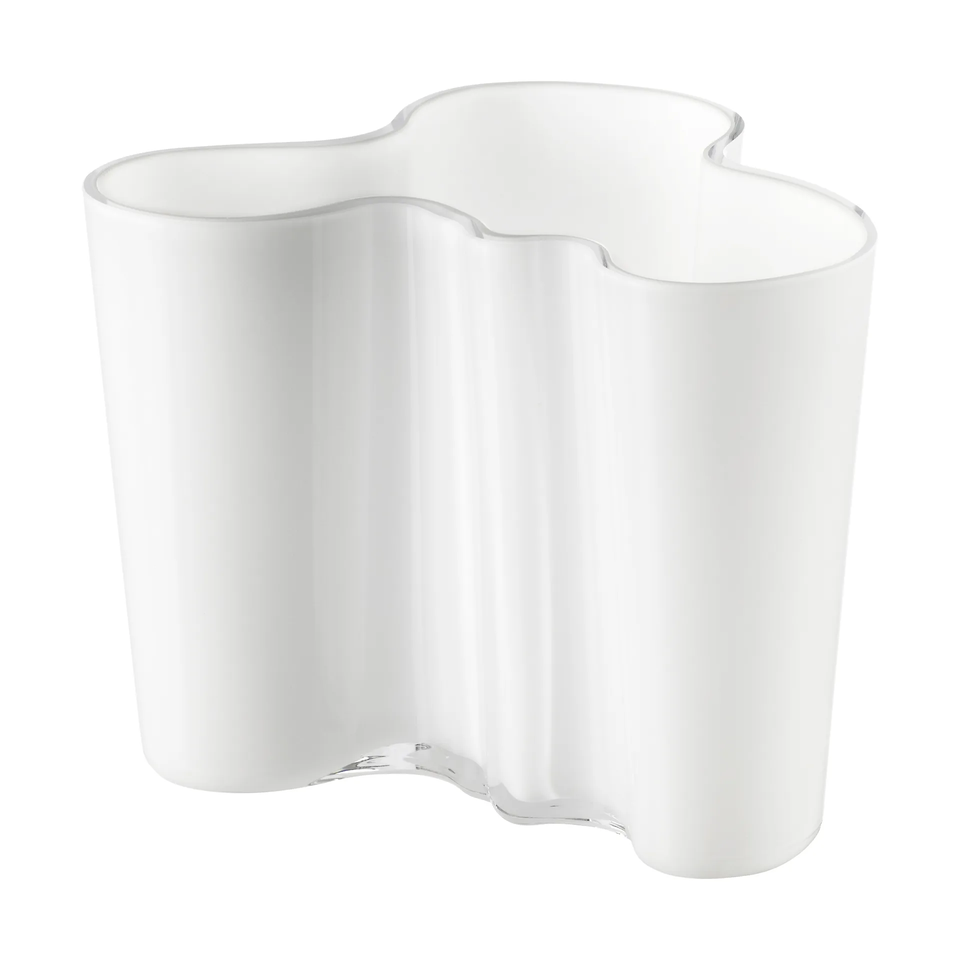 Aalto wazon, opal white (biel), 120 mm Iittala