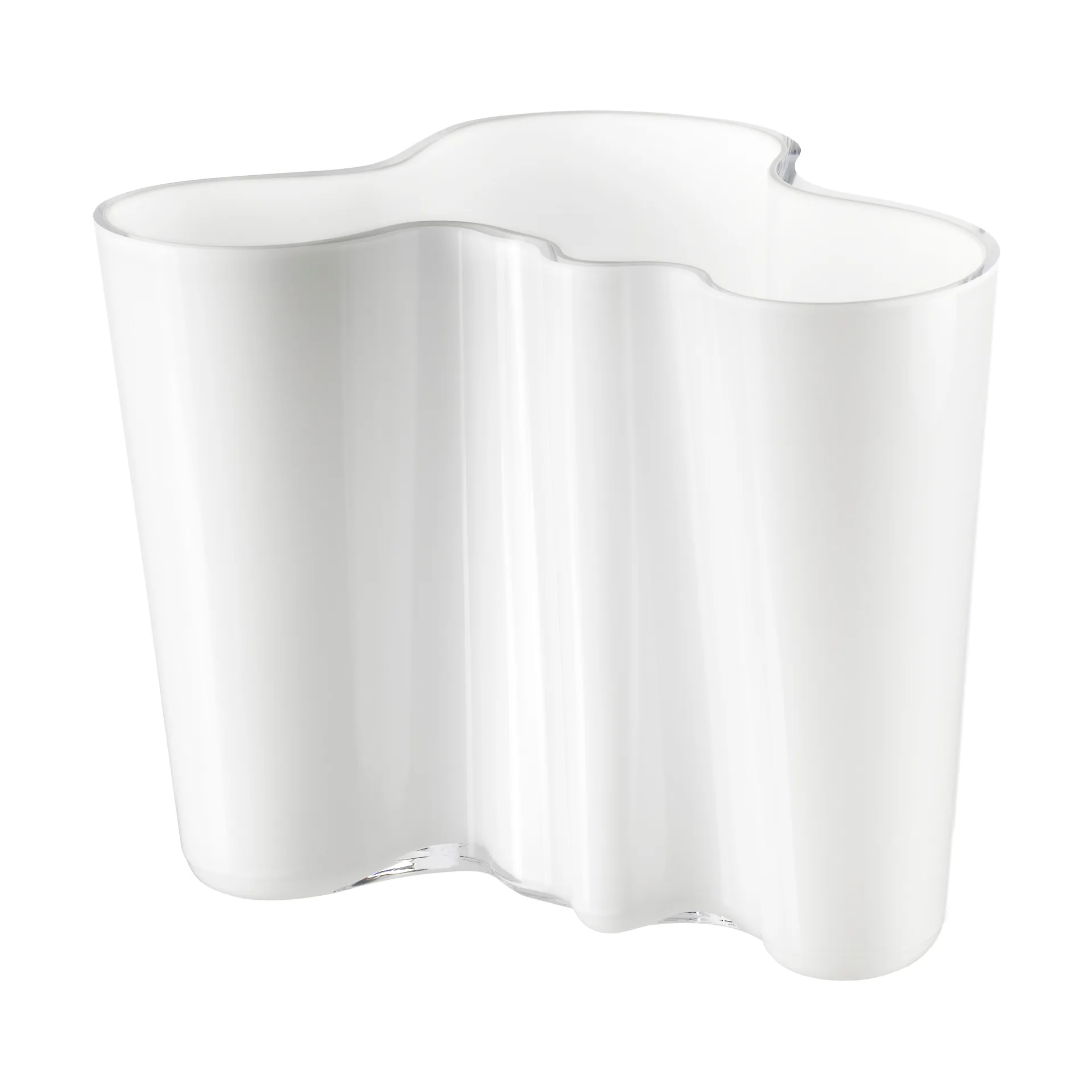 Aalto wazon, opal white (biel), 160 mm Iittala