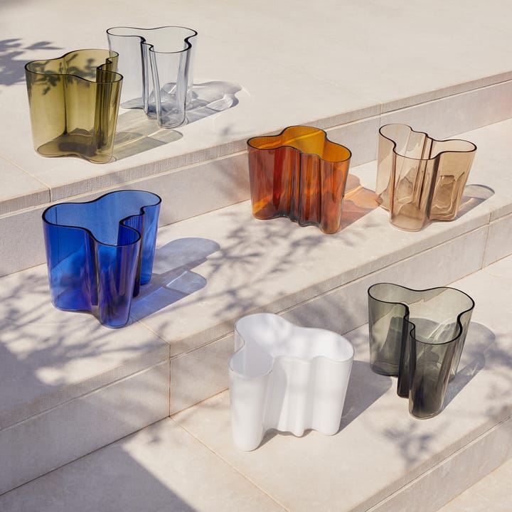 Aalto wazon, opal white (biel), 160 mm Iittala