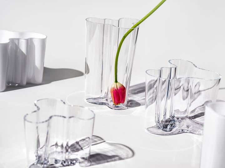 Aalto wazon, opal white (biel), 160 mm Iittala