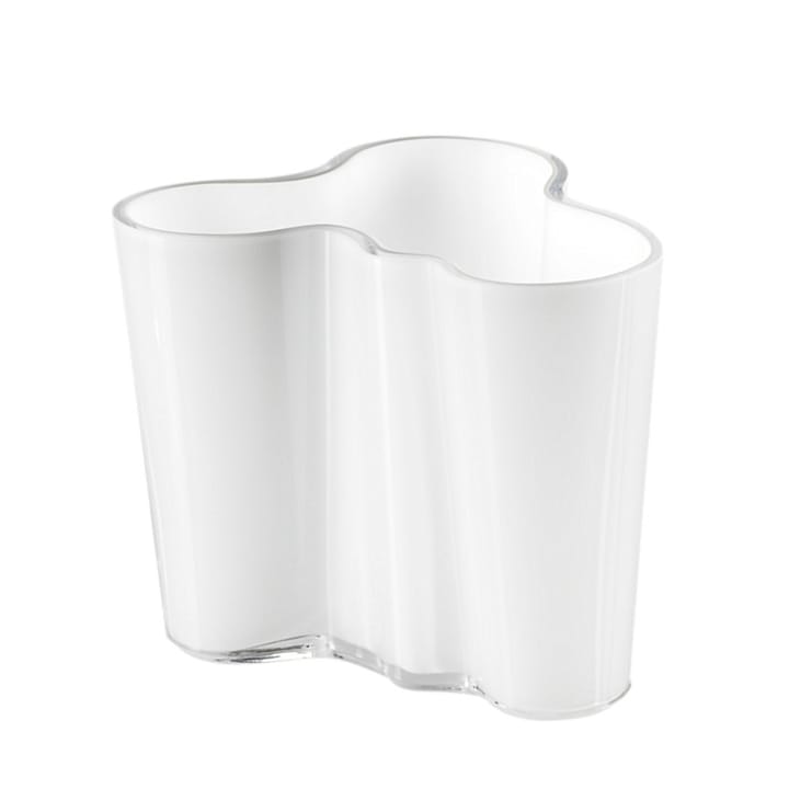 Aalto wazon, opal white (biel) - 95 mm - Iittala