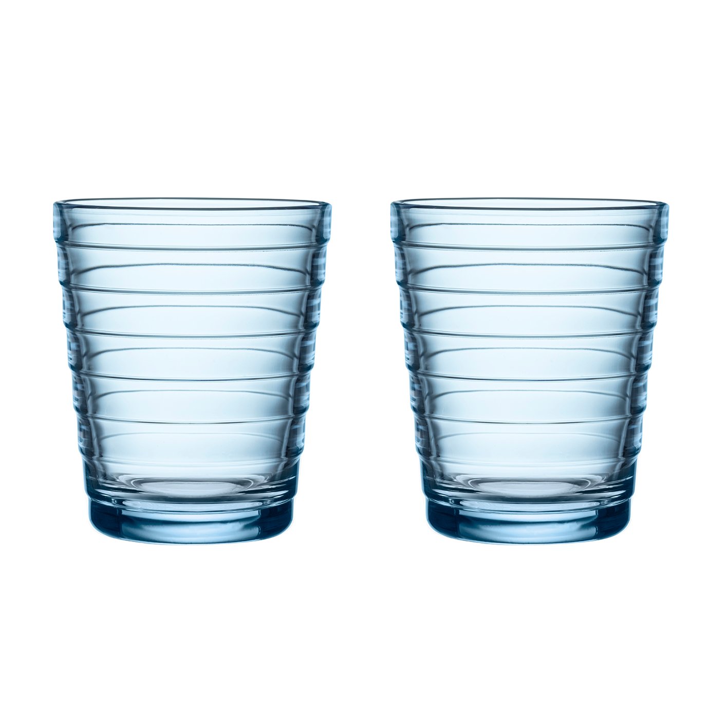 Iittala Aino Aalto szklanki 220 ml 2-pak aqua | Skandynawski Design | Szklanki do napojów | Turkusowy