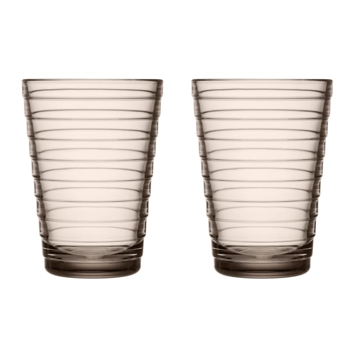 Aino Aalto szklanki 330 ml 2-pak - linen - Iittala