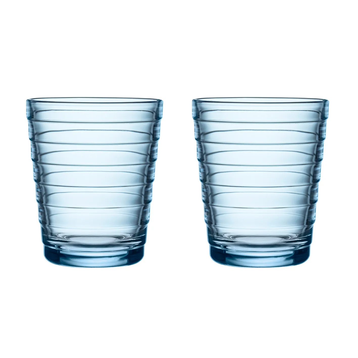 Aino Aalto szklanki do napojów 220 ml 2‑pak, aqua Iittala