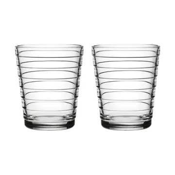 Aino Aalto szklanki do napojów 220 ml 2‑pak - przezroczysty - Iittala