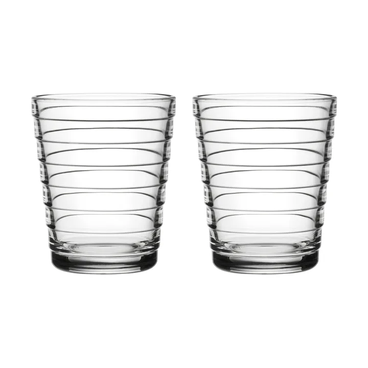 Aino Aalto szklanki do napojów 220 ml 2‑pak - przezroczysty - Iittala