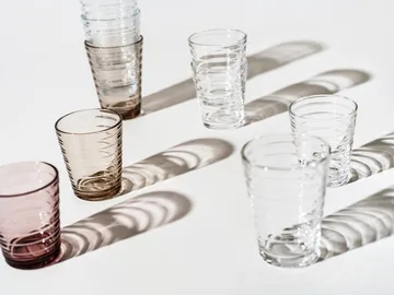 Aino Aalto szklanki do napojów 220 ml 2‑pak - przezroczysty - Iittala