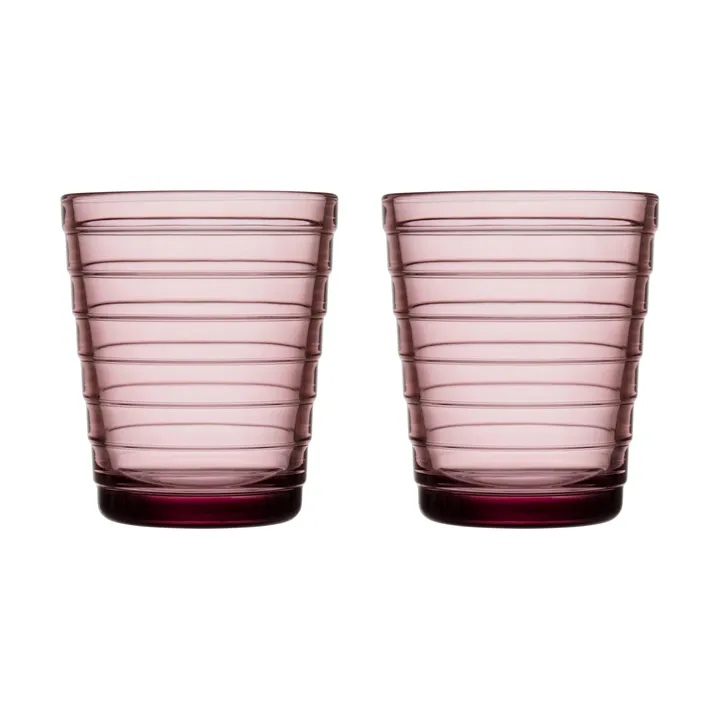 Aino Aalto szklanki do napojów 220 ml 2‑pak - Wrzos - Iittala