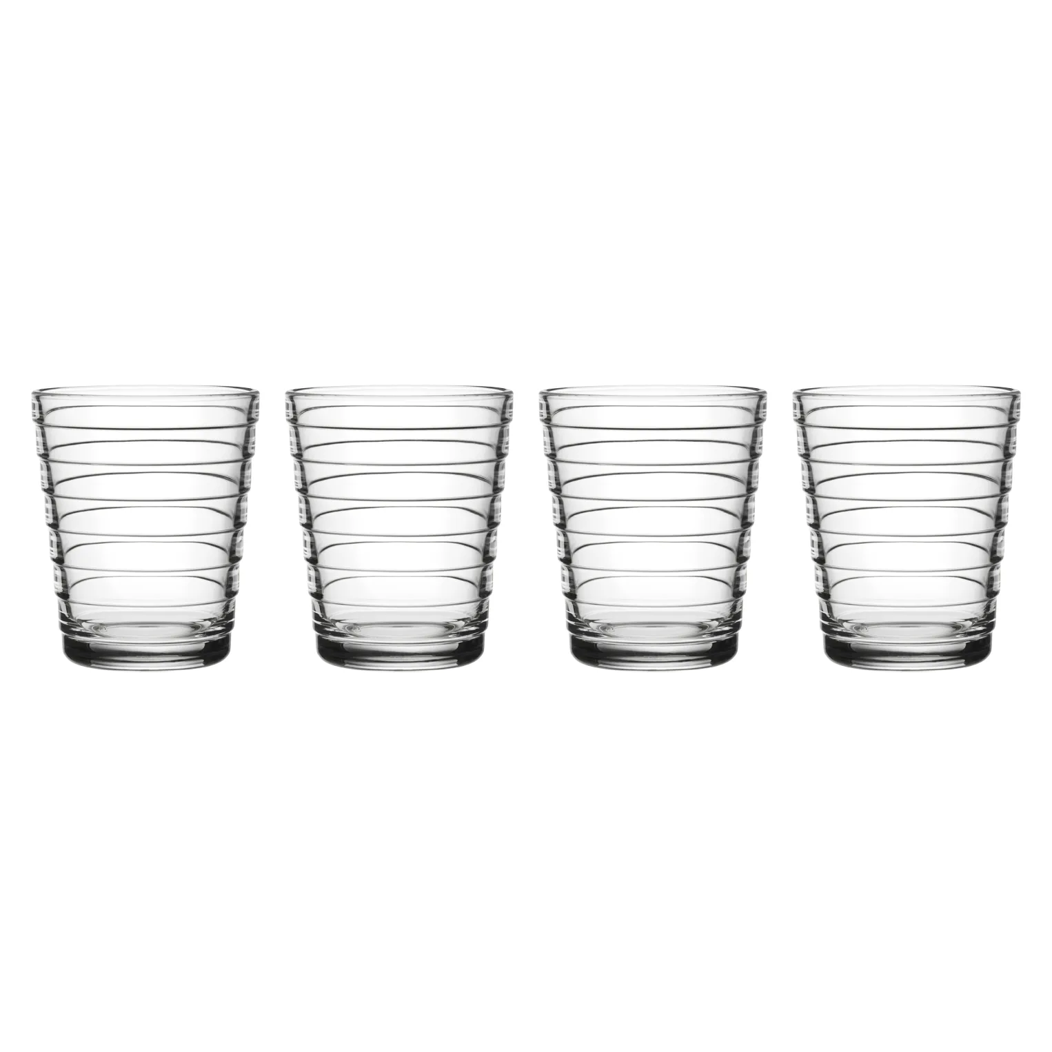 Aino Aalto szklanki do napojów 4‑pak 220 ml, przezroczysty Iittala