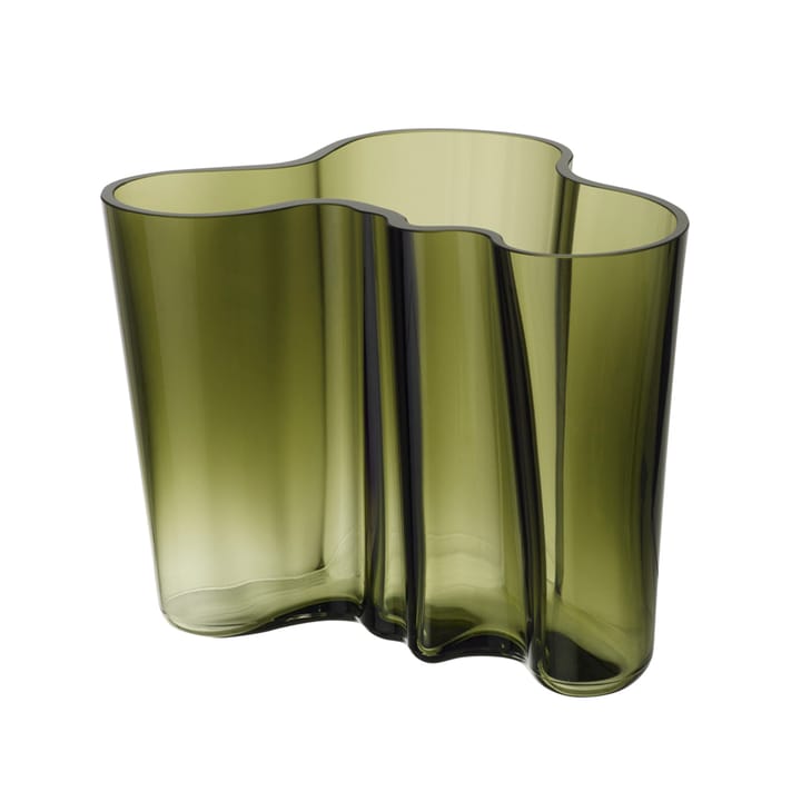 Alvar Aalto wazon, moss green - 160 mm - Iittala