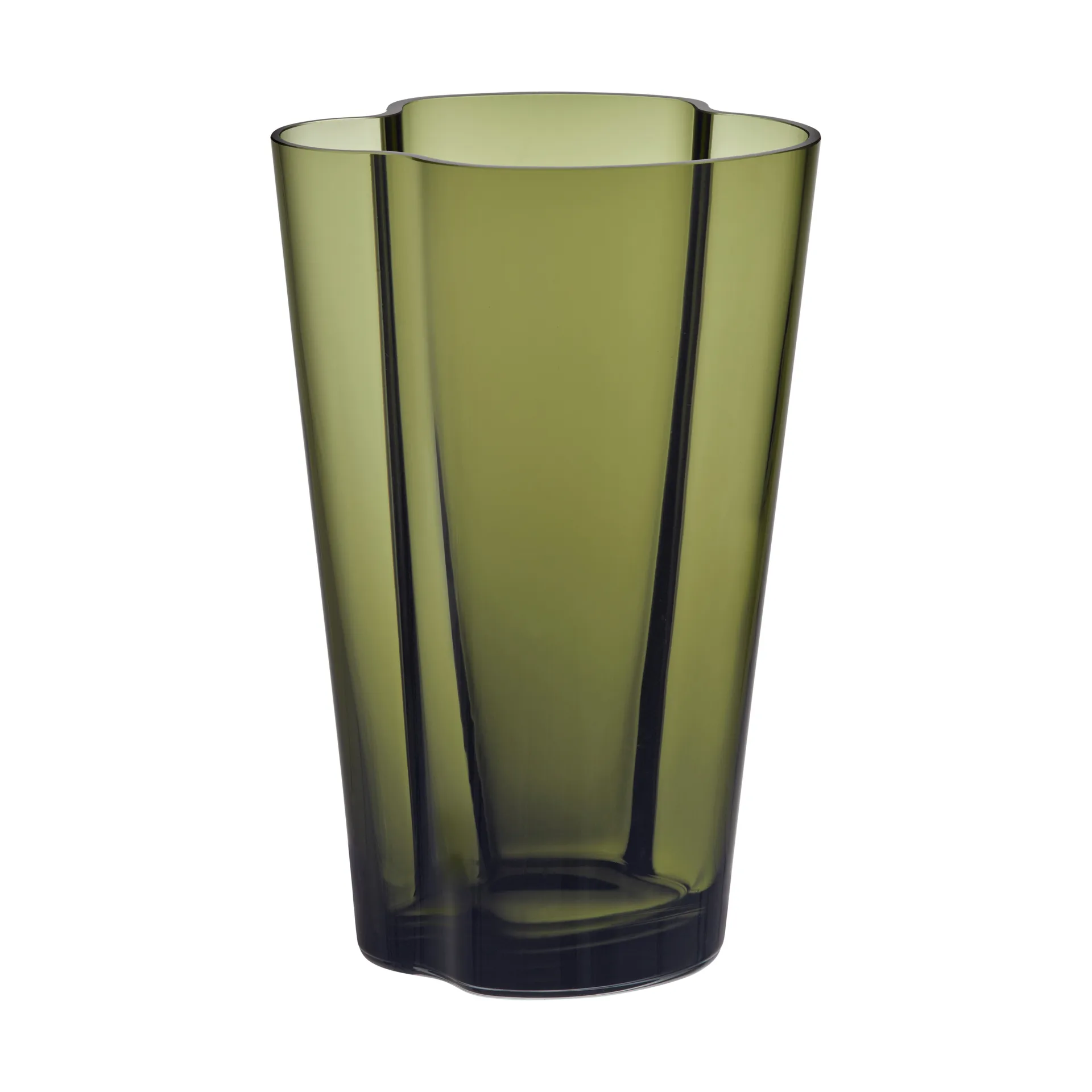 Alvar Aalto wazon, moss green, 220 mm Iittala