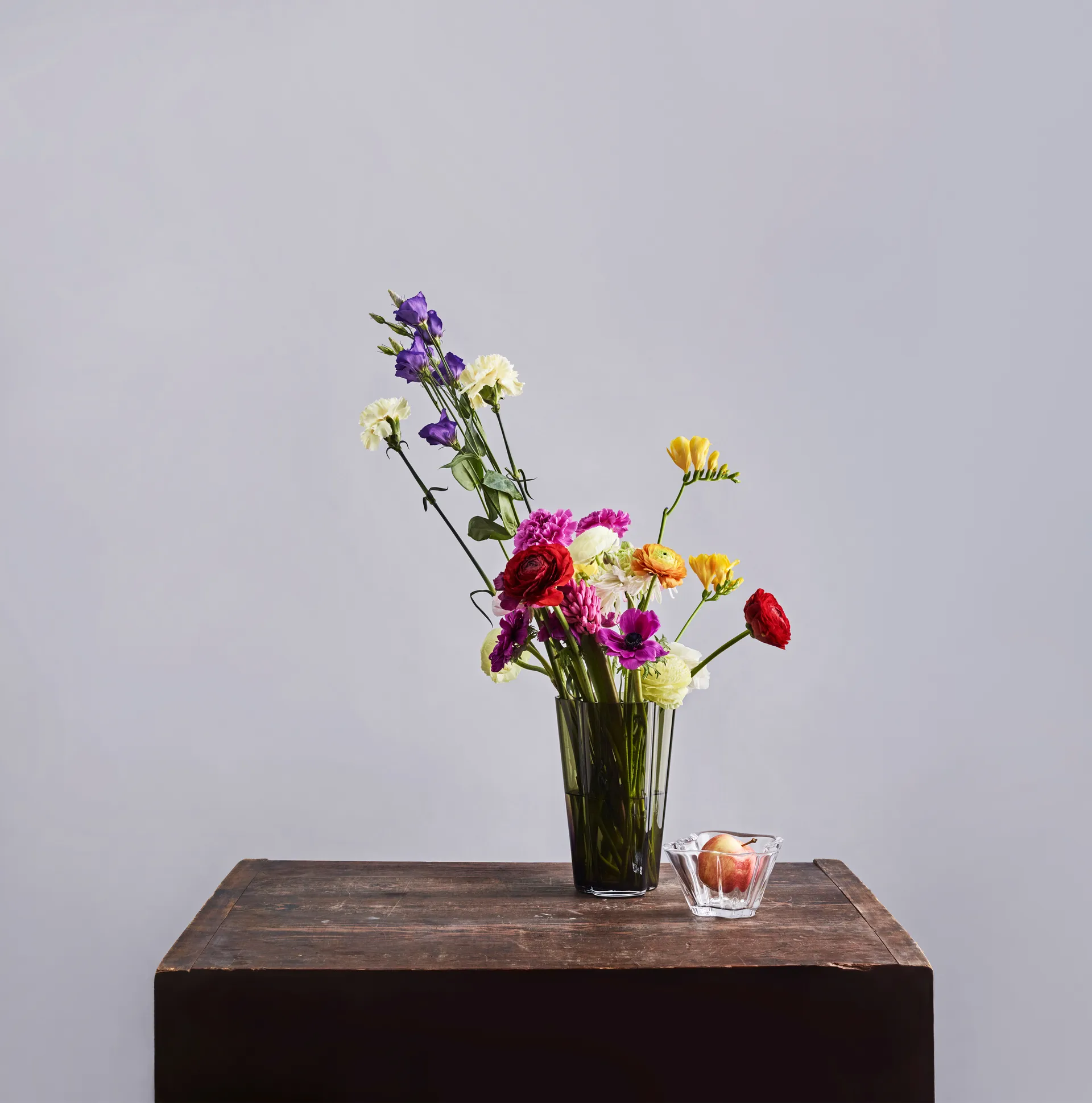 Alvar Aalto wazon, moss green, 220 mm Iittala