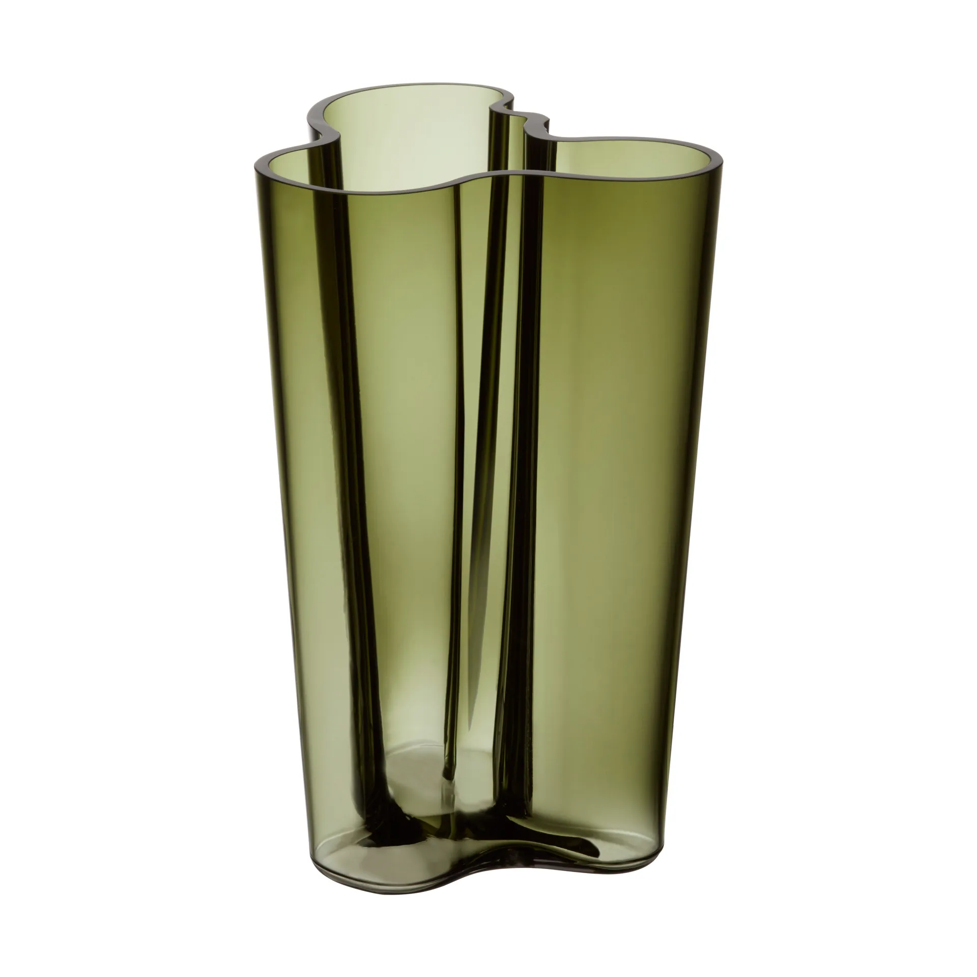 Alvar Aalto wazon, moss green, 251 mm Iittala