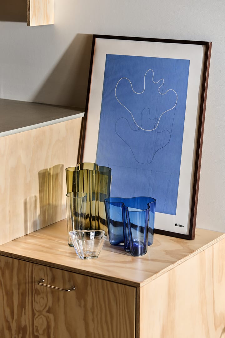 Alvar Aalto wazon, moss green, 251 mm Iittala