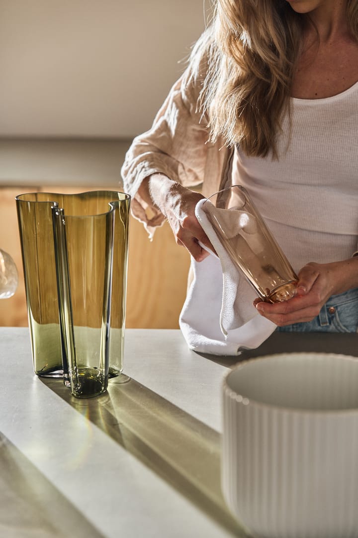 Alvar Aalto wazon, moss green, 251 mm Iittala