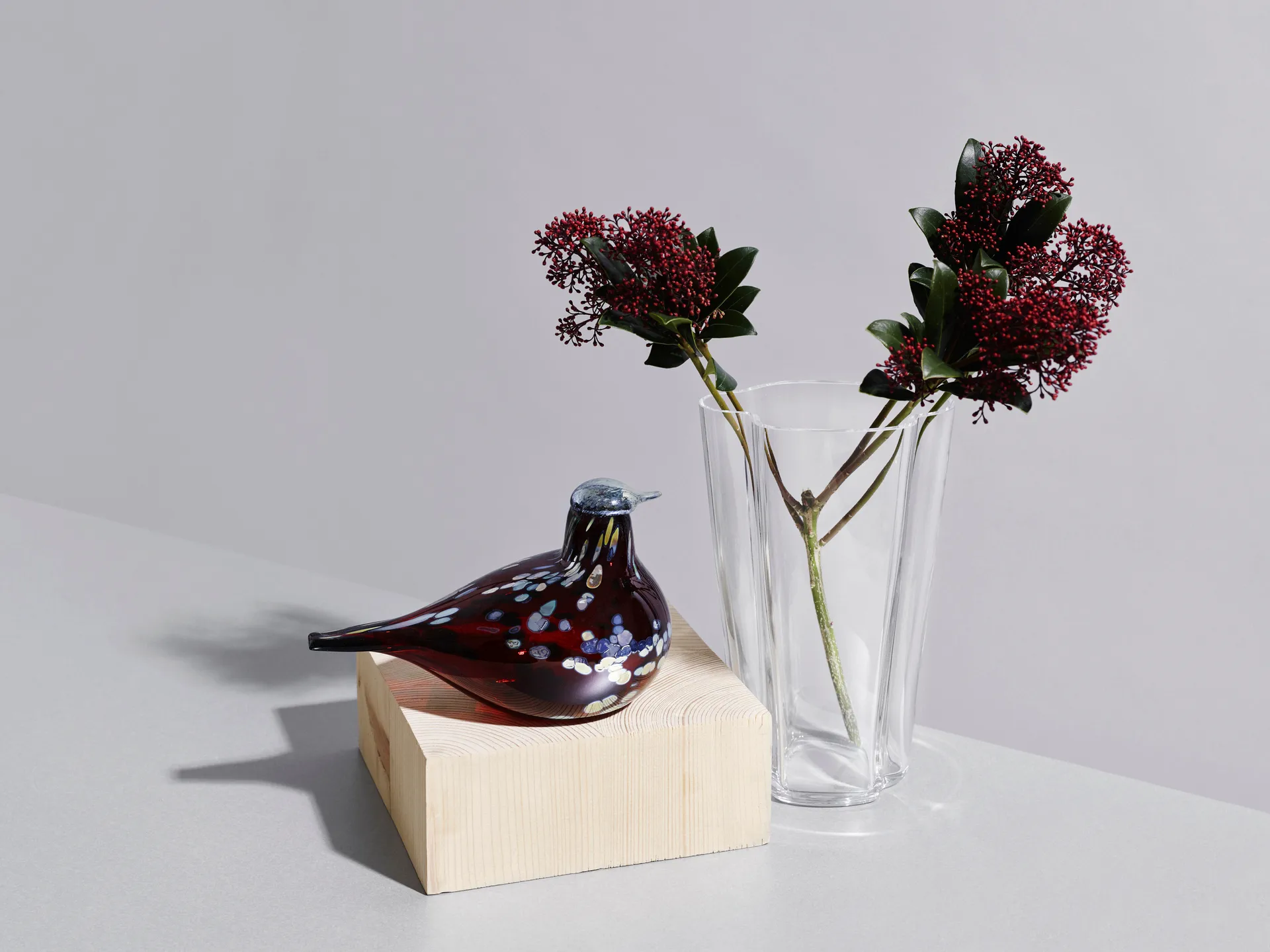 Birds by Toikka, ruby bird Iittala