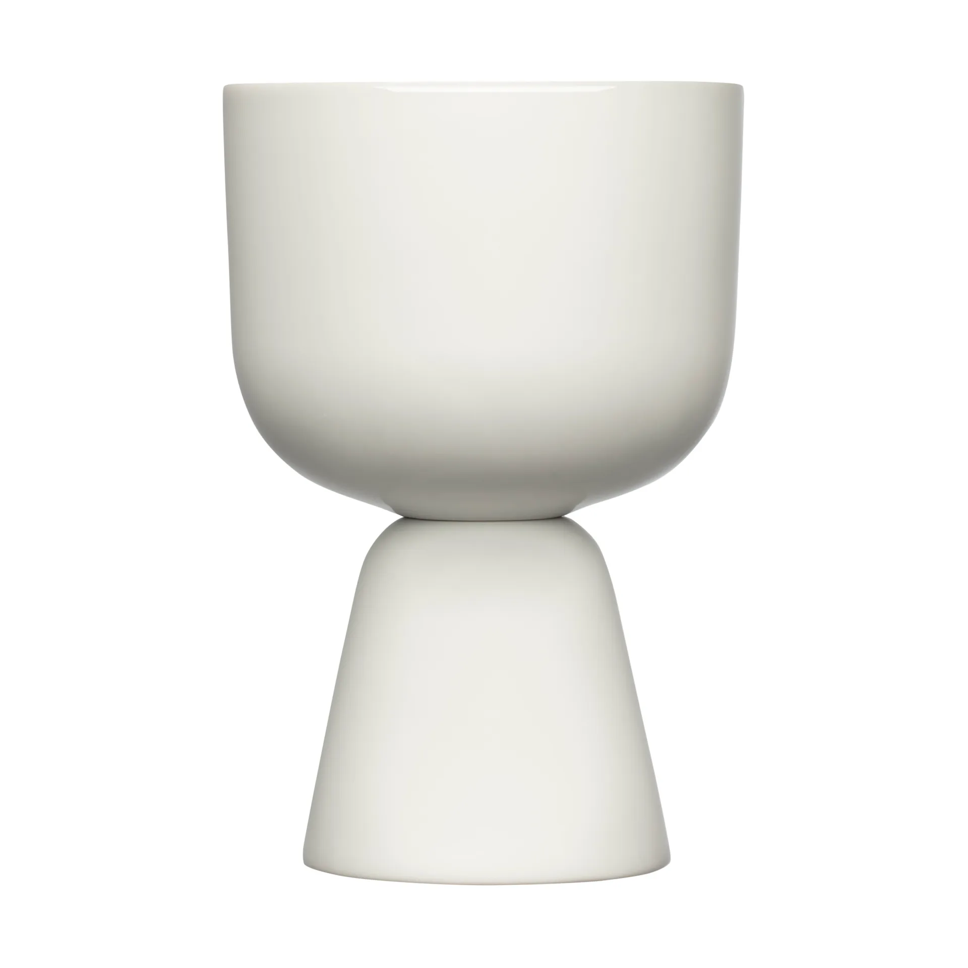 Doniczka Nappula Ø12,5 cm w19 cm, Biały Iittala