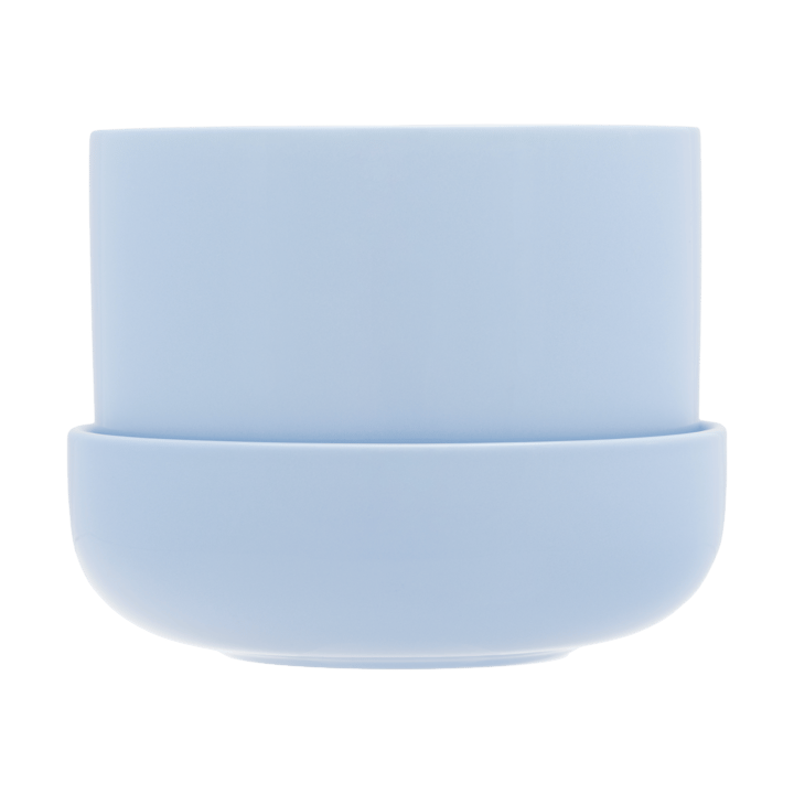 Doniczka z podstawką Nappula Ø17 cm w13 cm - Aqua - Iittala