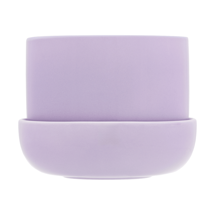 Doniczka z podstawką Nappula Ø17 cm w13 cm - Jasny fiolet - Iittala