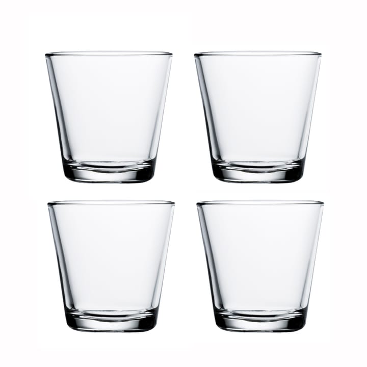 Kartio glass 4-pak - przezroczysty - Iittala