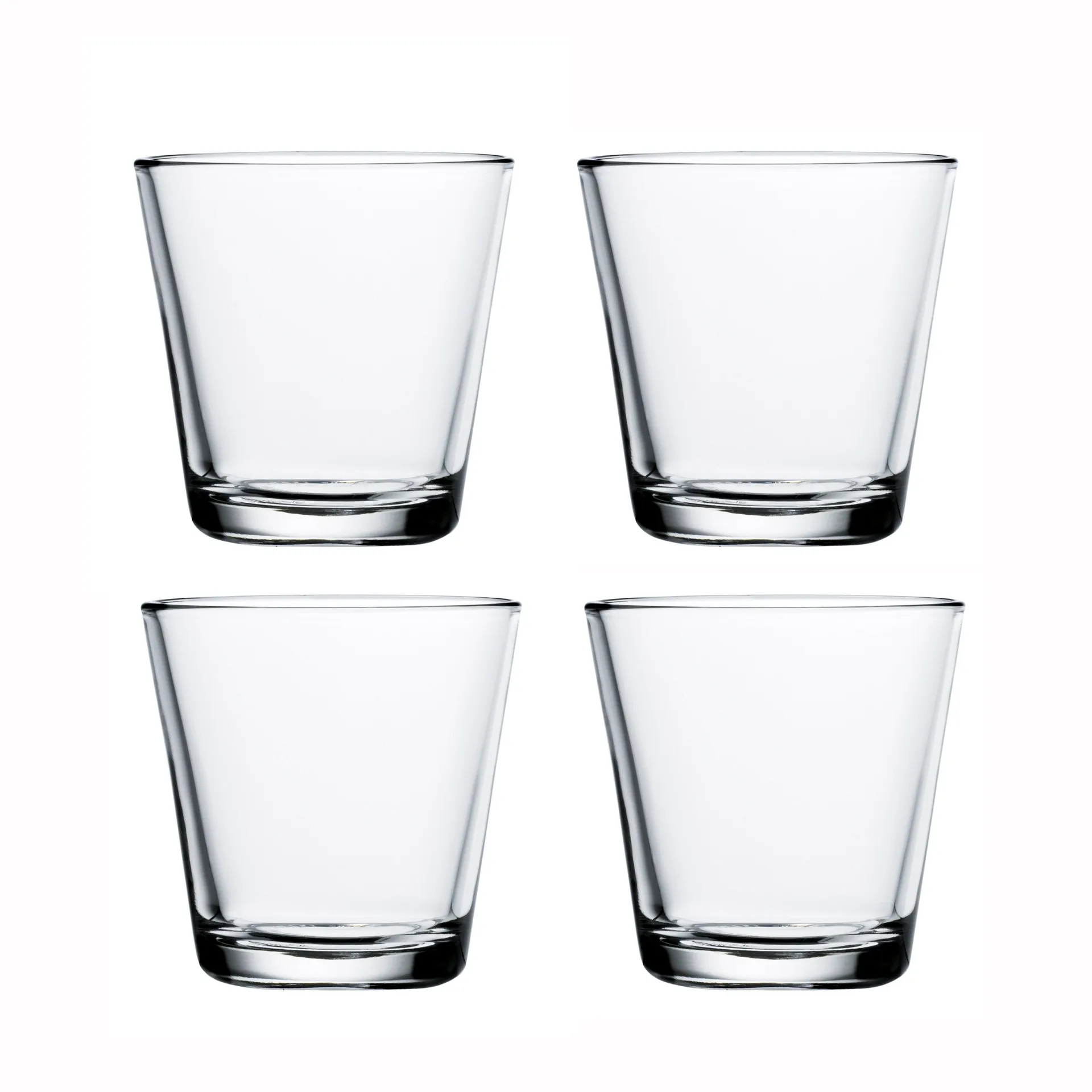 Kartio glass 4-pak, przezroczysty Iittala