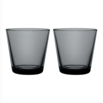 Kartio kieliszki do drinków/tumbler 210 ml 2-pak - ciemny szary - Iittala