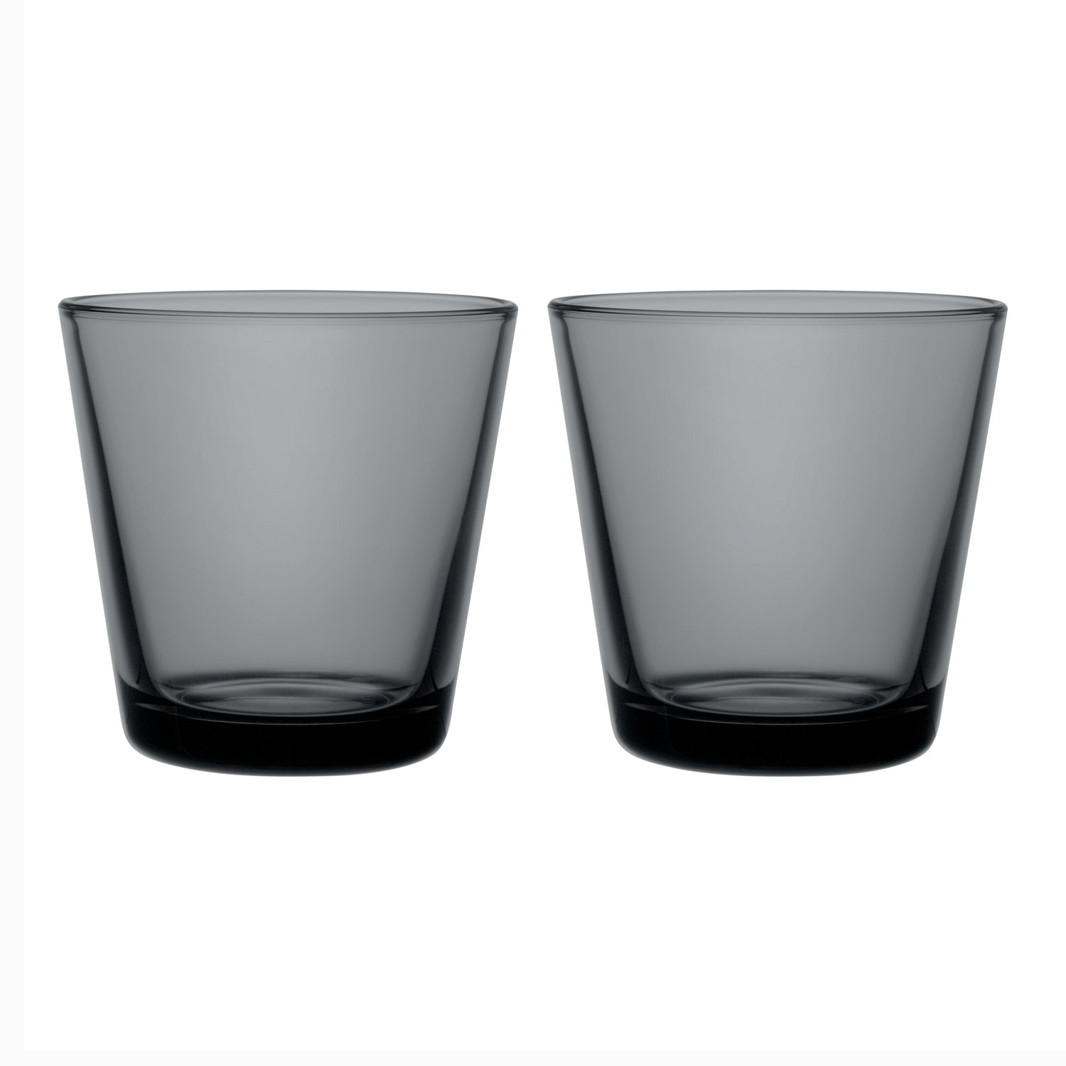 Iittala Kartio kieliszki do drinków/tumbler 210 ml 2-pak ciemny szary