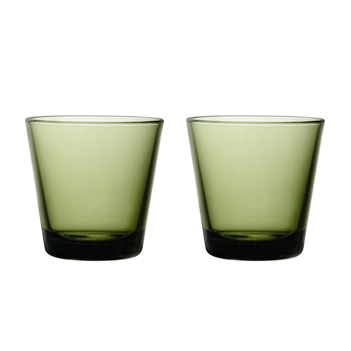 Kartio kieliszki do drinków/tumbler 210 ml 2-pak - moss green - Iittala