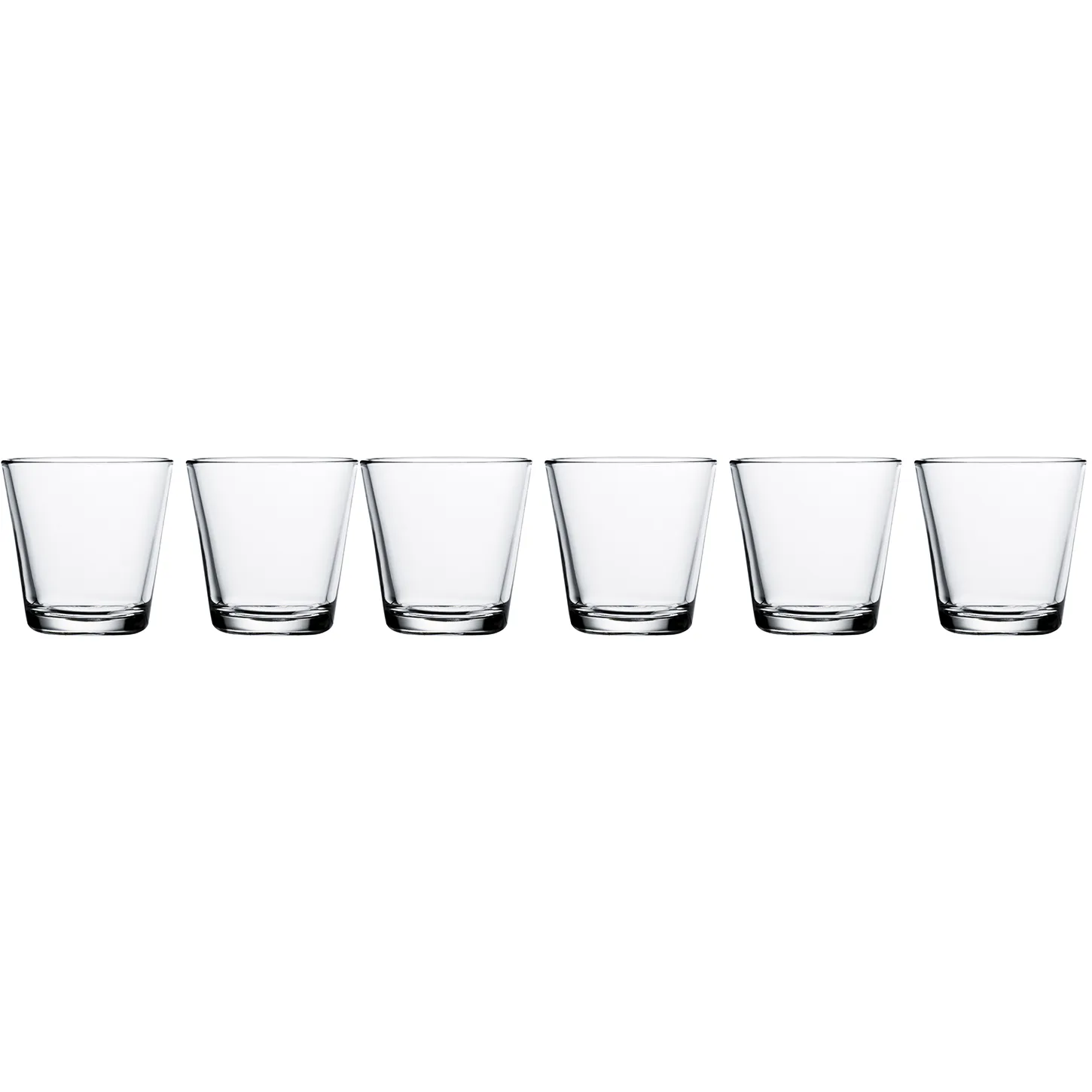 Kartio szklanki 210 ml, 6‑pak, przezroczysty Iittala